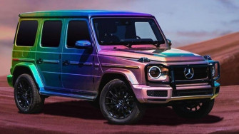 Mercedes G Class With Rainbow Color Gradient Celebrates Lgbtq