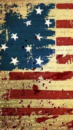 Wallpaper Calendars American Flag iPhone