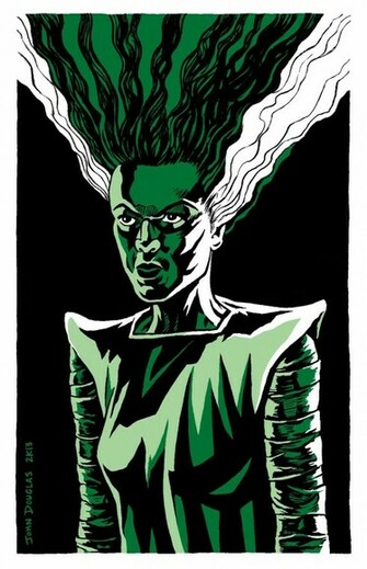 Douglas Mostly Comic Book Art Site The Bride Of Frankenstein