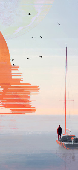 Abstract Sunset iPhone Xs X HD 4k