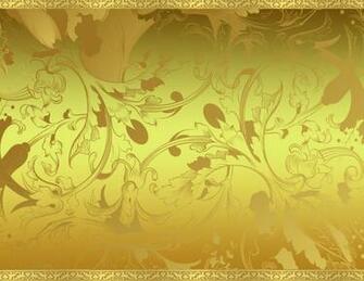 Gold Floral Background