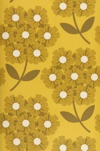 Wallpaper Ostara Honey Yellow Cream Grey Brown Sand