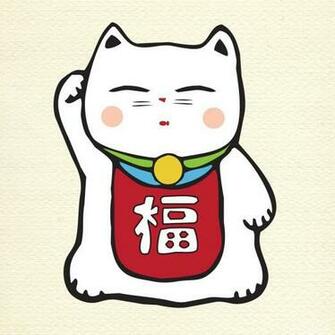 Maneki Neko Wallpaper Kokeshi Doll