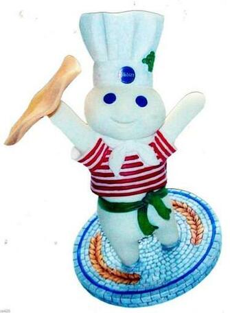 Pillsbury Doughboy Chef Baker Character Wall Safe Sticker Border