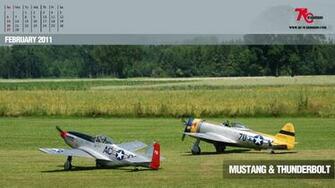 Wallpaper Supply Paper Warbirds Desktop Calendar