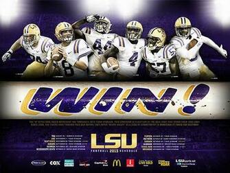 Lsu Football Schedule Wallpaper Poster