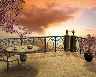 Cafe Screensaver Animated Seaside