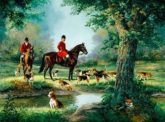Horse Murals Scene Wallpaper
