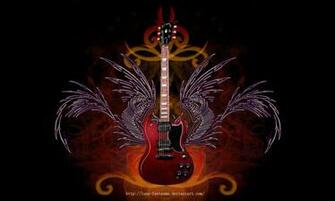 Rock N Roll Guitar Wallpaper
