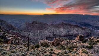 Grand Canyon Sunset 4k Ultra HD Desktop Wallpaper