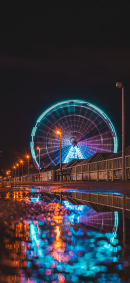 Ferris Wheel Wallpaper For iPhone Pro Max X