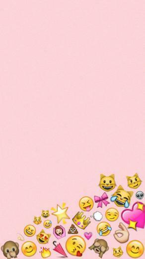 Emoji Girly Wallpaper iPhone HD