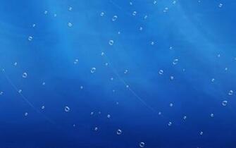 Blue Bubbles Wallpaper