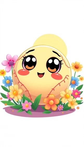 Cute Softball Wallpaper