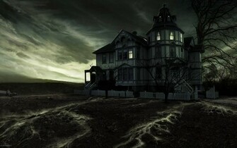 Ghost House Wallpaper