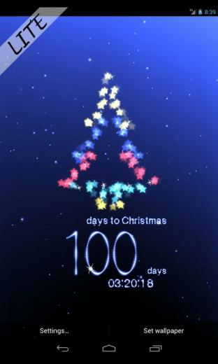 Set Remaining Days And On Touch Music In Live Wallpaper