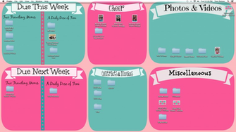 Desktop Organization Background Wallpaper
