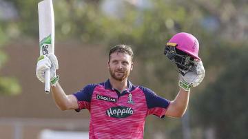 In Pics Ipl Match Ton Up Jos Buttler Powers Rr To Run