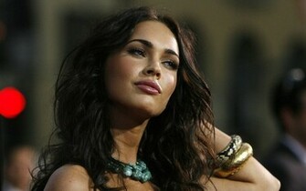 Wallpaper Megan Fox Brunette Face Emotion Glamor