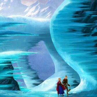 Ios7 Frozen Walk Parallax HD iPhone iPad Wallpaper