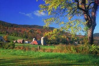Farm Autumn Scene Desktop Wallpaper Pictures