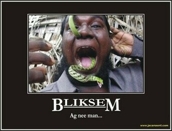 Bliksem Demotivational Poster