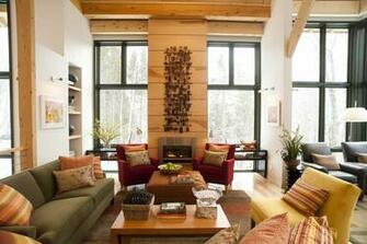 Design De Interiores Estilo Casa Villa Cottage Sala Estar