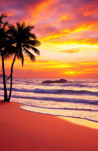 High Resolution Beach Wallpaper