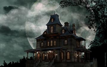 Haunted House Halloween Wallpaper 4k Full HD Mobile Desktop