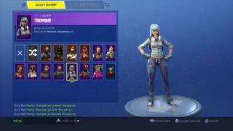 Fortnite Teknique Skin HD Wallpaper