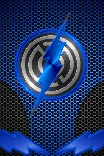Metalic Blue Lantern Flash Background By Kalel7