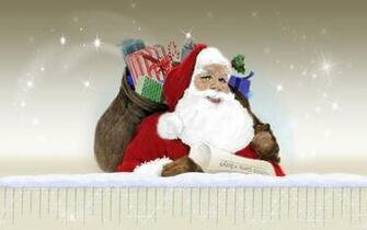 Vintage Santa Wallpaper