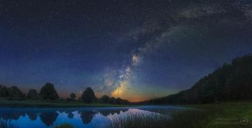 Night Sky Galaxy Milky Way Space Wallpaper HD