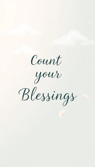 Count Your Blessings Wallpaper