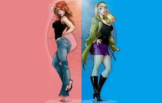 Wallpaper Girls Skirt Jeans Boots Art Blonde Freckles Red