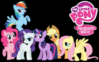 The Mane Black Mlp Fim Wallpaper By Bluedragon14