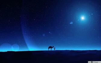 Night Desert HD Wallpaper