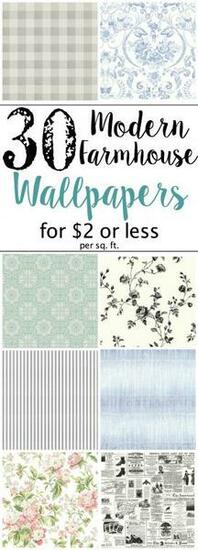 The Best Modern Farmhouse Wallpaper Designs On A Budget Bless Er