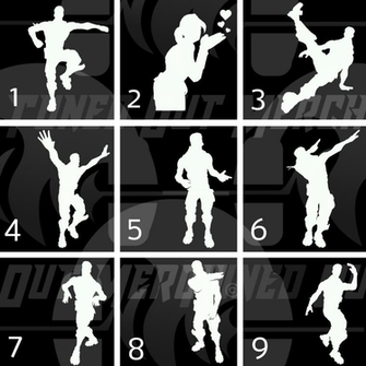 Image Result For Fortnite Dance Moves Silhouettes Fortnight