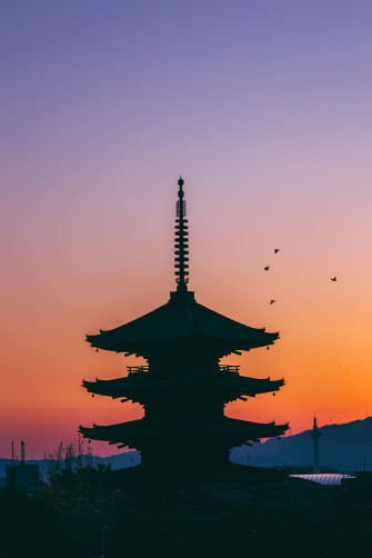 Japanese HD Kyoto Pagoda Silhouette Kqjyph5p63gmp4du Wallpaper