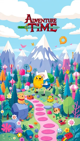 Adventure Time Phone Wallpaper