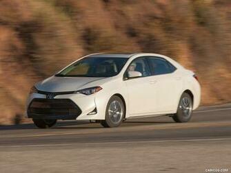 Toyota Corolla Le Eco Super White Front Three