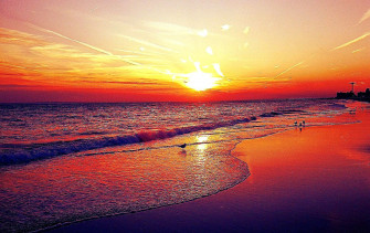 Sunset Beach Wallpaper