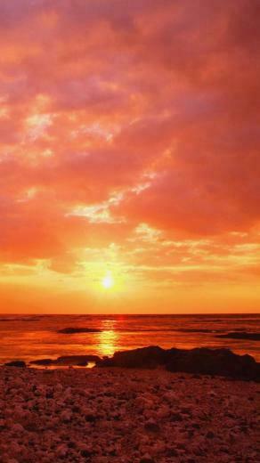 Sunset Lg G2 Wallpaper HD