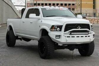 Modified White Cummins Diesel Truck Gallery