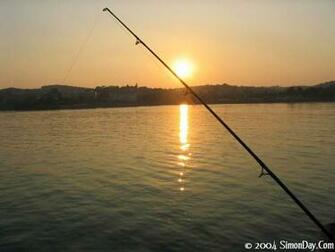 Fisherman Fishing In Torbay Float Desktop Wallpaper