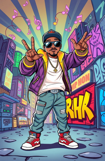 Rapper Cartoons Wallpaper