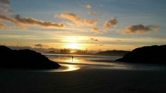 Beach Scene Sunrise Wallpaper Desktop