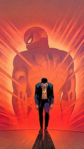 HD Spider Man Cartoon iPhone Plus Wallpaper