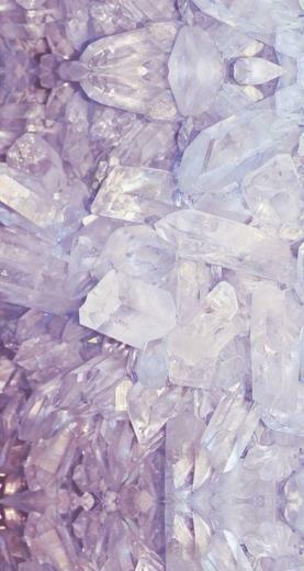 Pink And Purple Quartz Stones iPhone Wallpaper